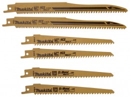 Makita B-44432 6 Piece Mixed Use Reciprocating Saw Blade Set £18.95